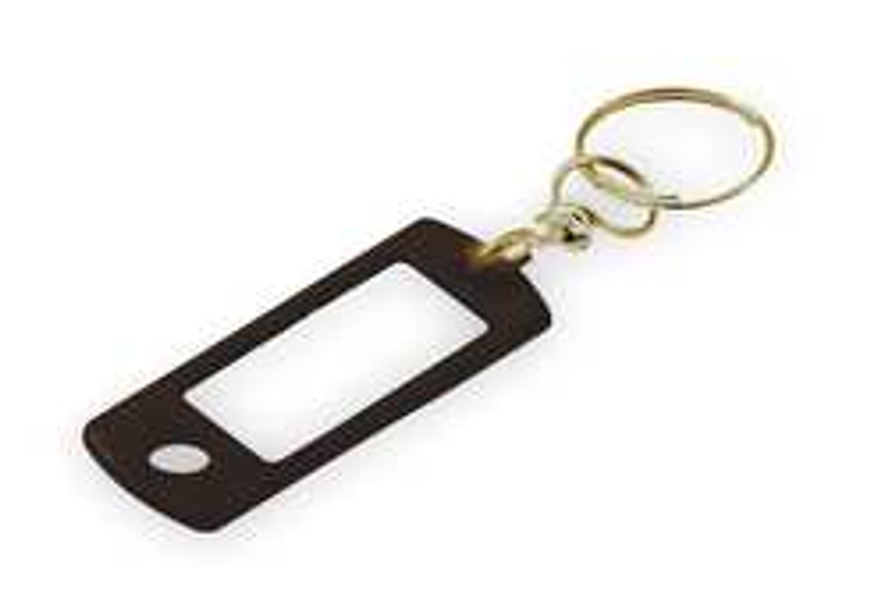 LUCKY LINE PRODUCTS 16820 ID TAGS WITH SWIVEL BLACK PK 50