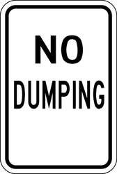 LYLE DL-032-12HA TRAFFIC SIGN 18 X 12IN BK/WHT NO DMPG