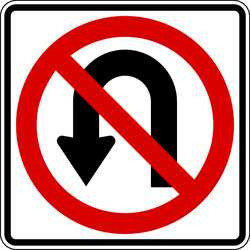 LYLE R3-4-24HA TRAFFIC SIGN 24 X 24IN R AND BK/WHT SYM