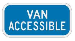 LYLE FD02B D9787 PARKING SIGN 6 X 12IN WHT/BL TEXT 