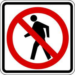 LYLE R9-3A-24DA TRAFFIC SIGN 24 X 24IN R AND BK/WHT SYM