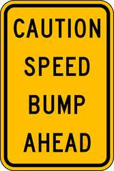LYLE TR-034-12DA TRAFFIC SIGN 18 X 12IN BK/YEL DMD GR AL