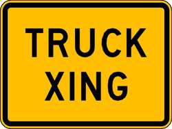 LYLE W11-10P-24DA TRAFFIC SIGN 18 X 24IN BK/YEL DMD GR AL