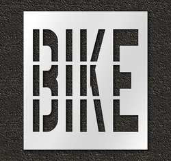 RAE STL-116-73617 PAVEMENT STENCIL BIKE 36 IN