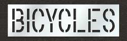 RAE STL-116-71818 PAVEMENT STENCIL BICYCLES 18 IN