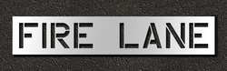 RAE STL-116-71231 PAVEMENT STENCIL FIRE LANE 12 IN