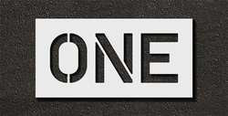 RAE STL-116-71009 PAVEMENT STENCIL ONE 10 IN
