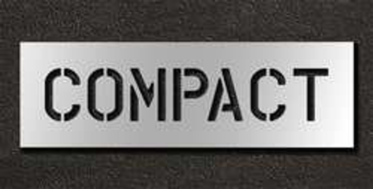 RAE STL-116-70611 PAVEMENT STENCIL COMPACT 6 IN