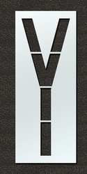 RAE STL-108-F144Y AIRPORT PAVEMENT STENCIL Y 144 IN