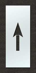 RAE STL-108-F144AR AIRPORT PAVEMENT STENCIL ARROW 70 IN