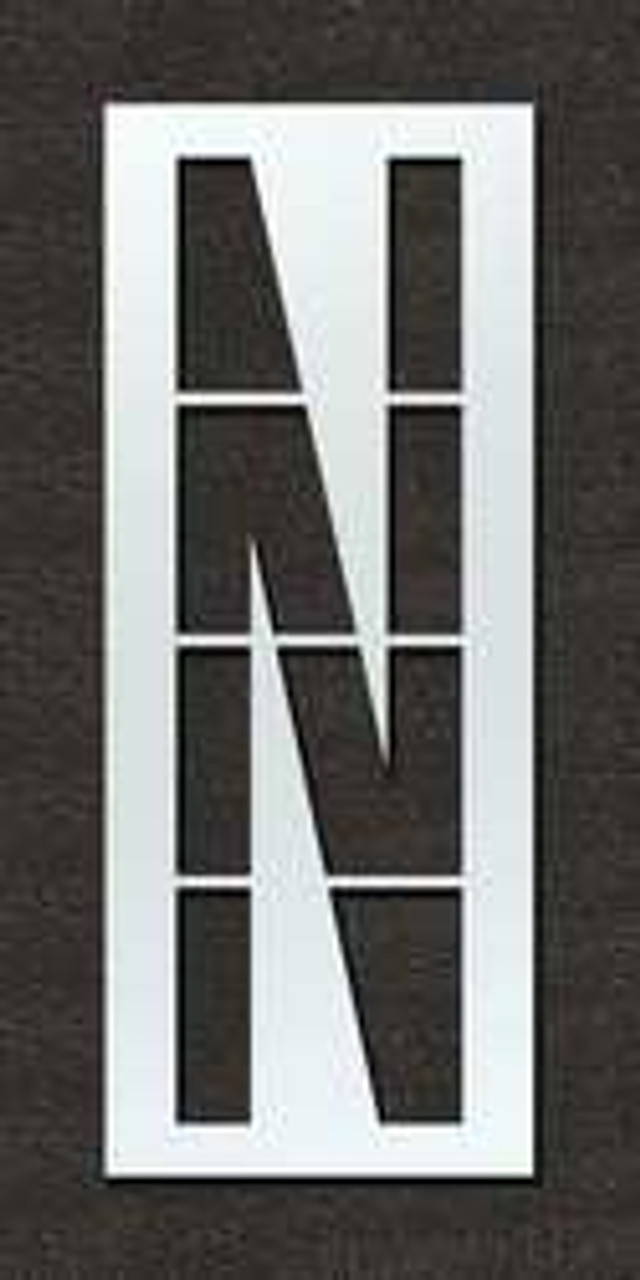RAE STL-108-F120N AIRPORT PAVEMENT STENCIL N 120 IN