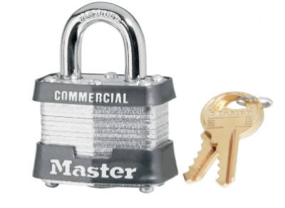 MASTER LOCK 3KA-3623 1-1/2 IN. LAMINATED KEYED PADLOCK