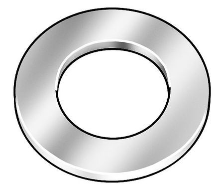 MASTER PRODUCTS HS-0375SAEHZYBAGGR FLAT WASHER YLW ZINC FITS 3/8 IN PK50