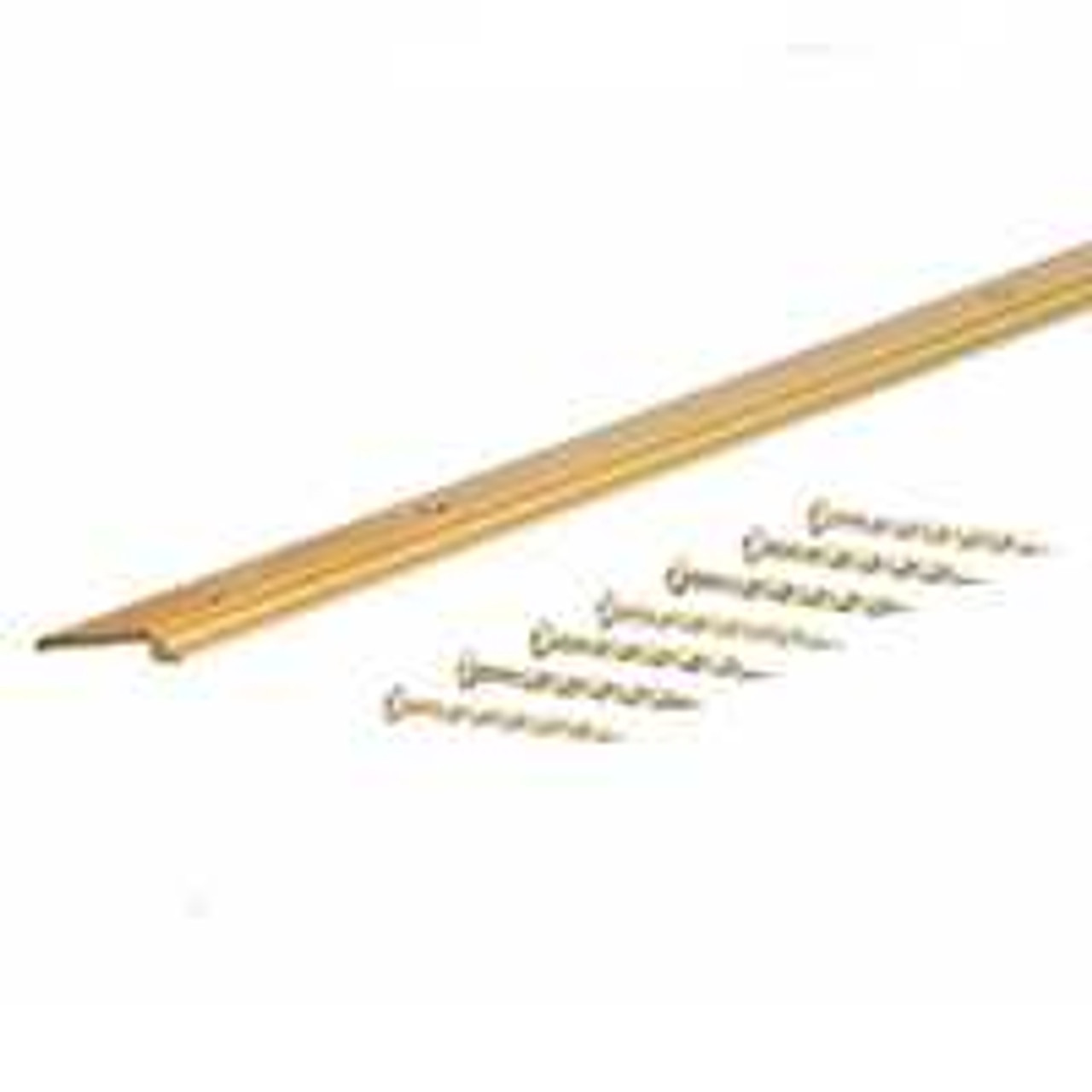 M-D BUILDING PRODUCT 79111 3/4X72" TILE EDGING SATINBRASS