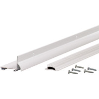 M-D BUILDING PRODUCT 81935 DOOR BOTTOM W/CAP L WHITE 36" 
