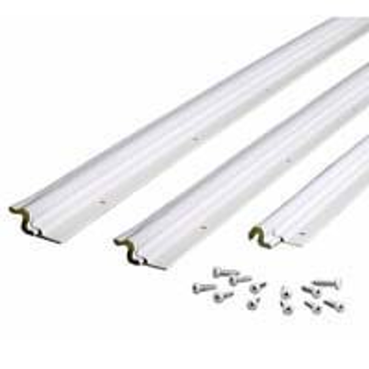 M-D BUILDING PRODUCT 91850 WEATHERSTRIP W/ALUM STOP 84 IN