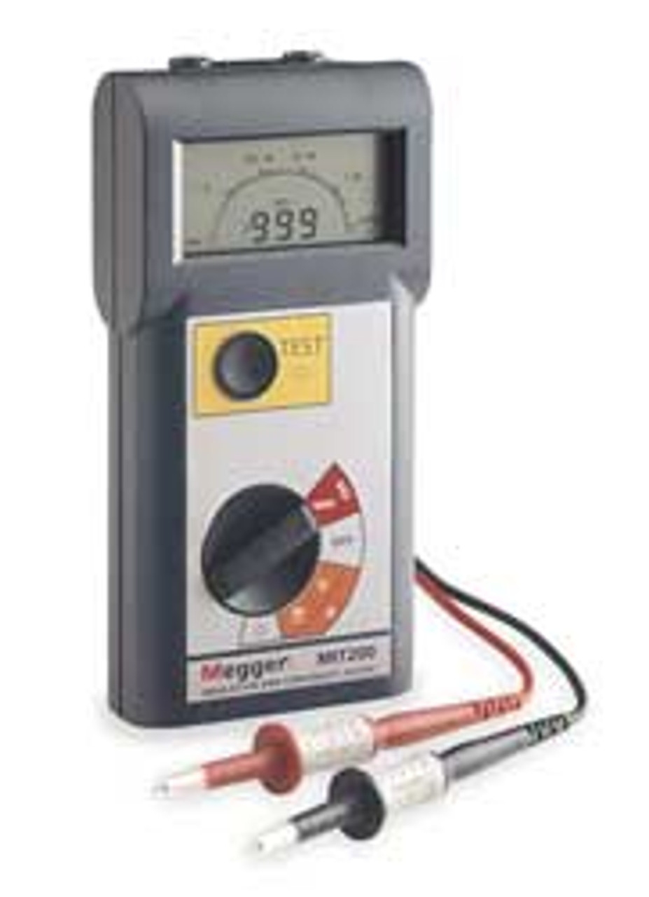 MEGGER MIT200 BATTERY OPERATED MEGOHMMETER 500VDC