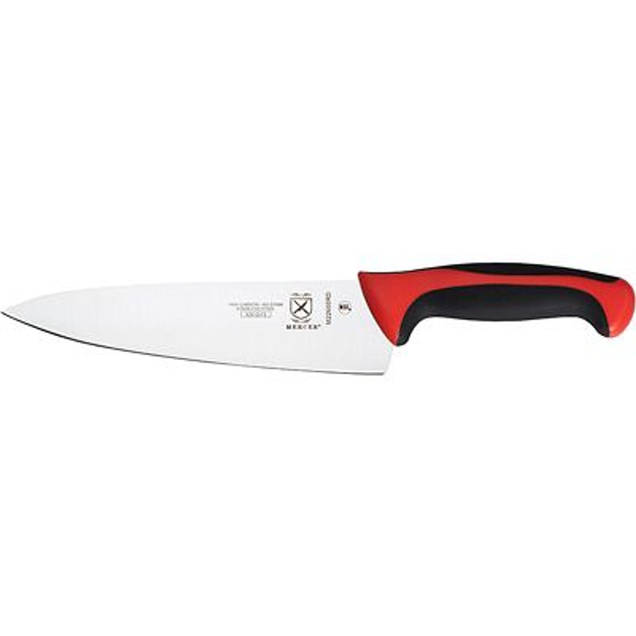 MERCER CUTLERY M22608RD CHEFS KNIFE,8 IN BLADE,RED HANDLE MERCER CUTLERY M22608RD CHEFS KNIFE,8 IN BLADE,RED HANDLE