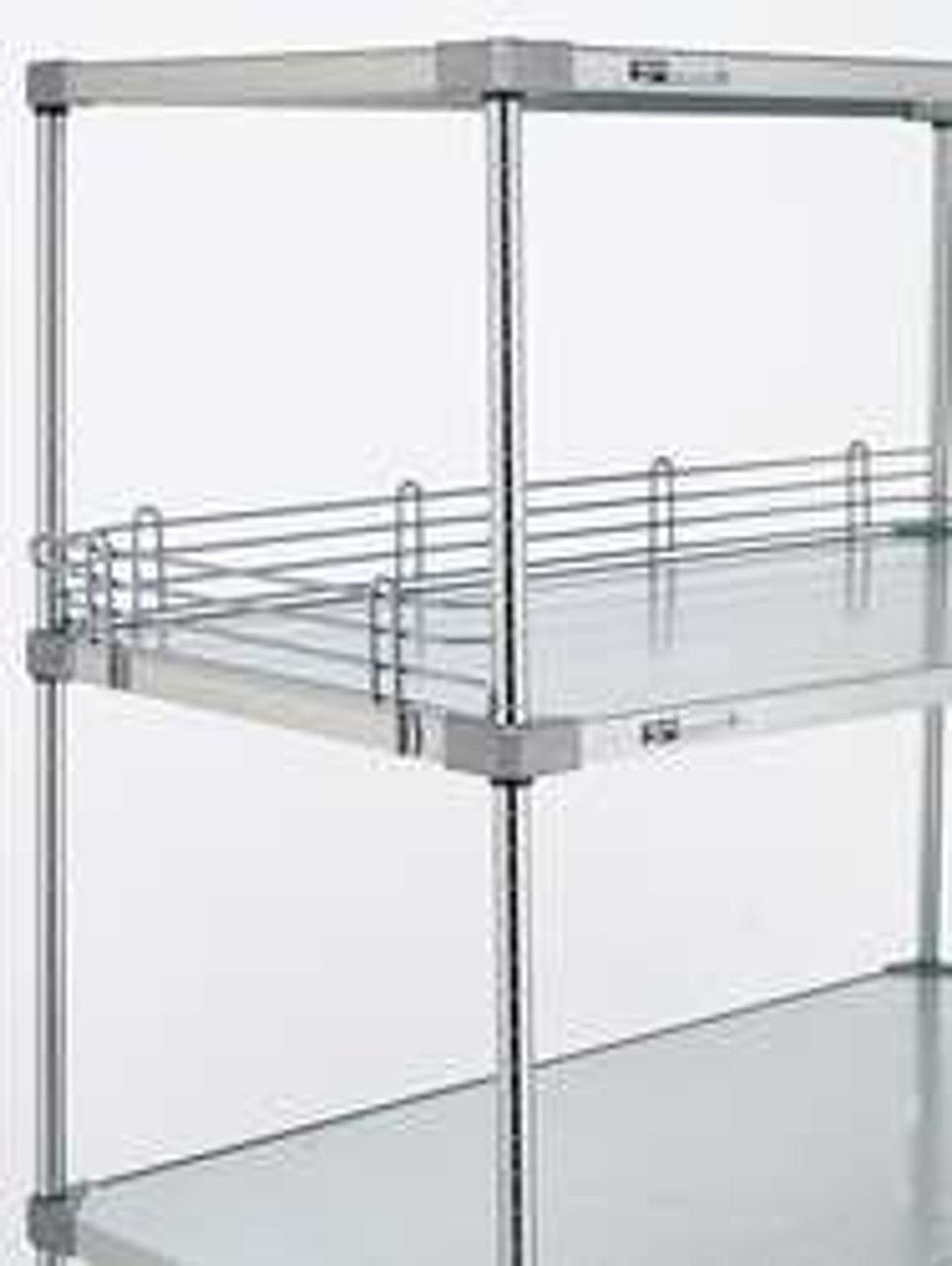METRO L18WS SHELF SIDE/BACK LEDGE 4 H X 18 IN W PK2