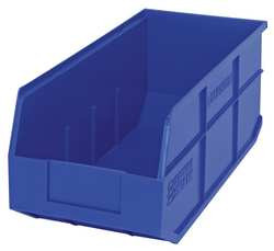 QUANTUM STORAGE SYSTEMS SSB463BL SHELF BIN,BLUE,POLYPROPYLENE,7 IN