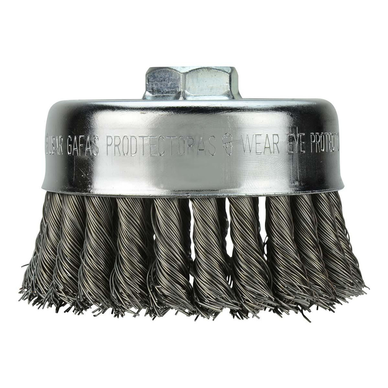 MILWAUKEE ELECTRIC TOOLS 48-52-1350 4" KNOT WIRE CUP BRUSH - CARBON STEEL