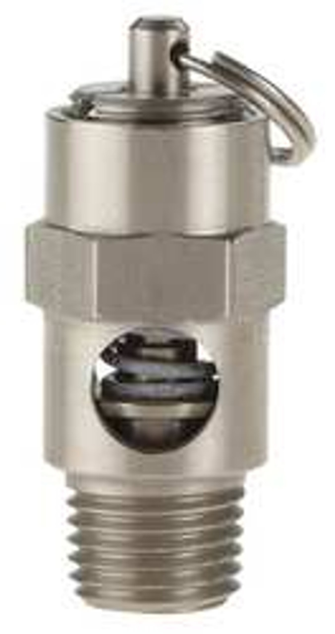 CONRADER SRV250-V-SS-125 SAFETY VALVE SOFT SEAT 1/4IN 125 PSI SS