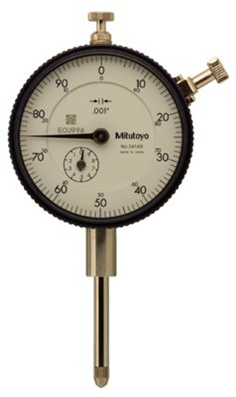 MITUTOYO 2416S DIAL INDICATOR 0 TO 1 IN 0-100