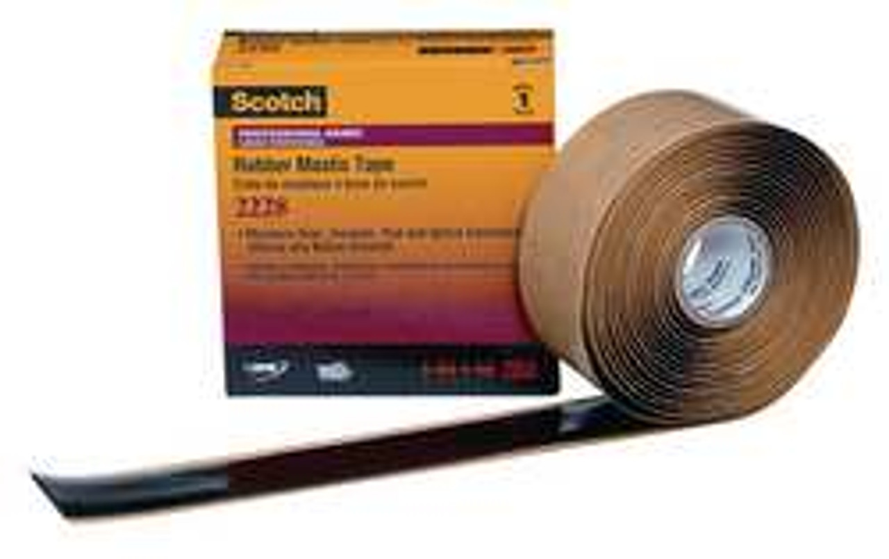 3M 2228 1"X10' MASTIC TAPE 1 IN X 10 FT 65 MIL BLACK 3M 2228 1"X10' MASTIC TAPE 1 IN X 10 FT 65 MIL BLACK