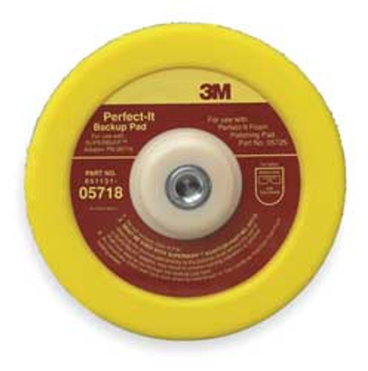 3M 5718 POLISH/COMPOUND BACKUP PAD 7 IN DIA HL