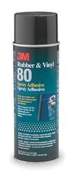 3M 80 SPRAY GLUE,19.00 OZ.,LESS THAN 130 DEG.F