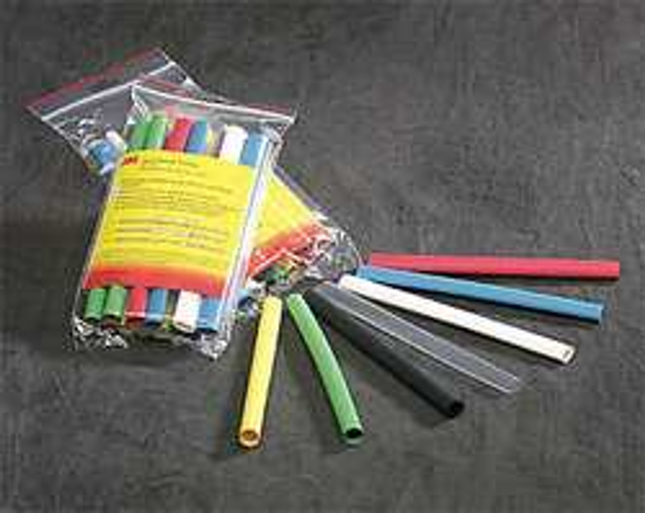 3M FP-301-1/16-Black-4'-Bulk SHRINK TUBING,4 FT,BLK,0.063 IN ID,PK250