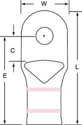 3M MC1/0-14RX ONEHOLELUGCMPRSNCONN,SHORT,PINK,12/99