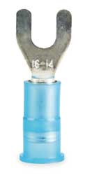 3M MNG14-10FX FORK TERMINAL BLUE 16 TO 14 AWG PK100