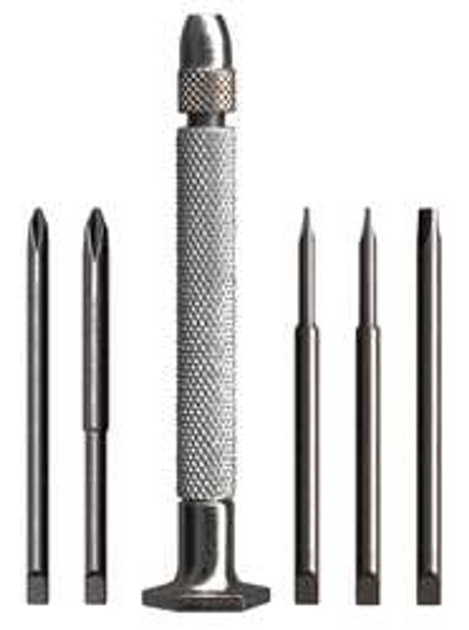 MOODY TOOL 58-0105 MAG HANDLE SLOT/CROSS PT SET 6 PC