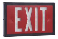 ISOLITE SLX-60-S-10-R SELF-LUMINOUS EXIT SIGN 10 YR. 1 FACE