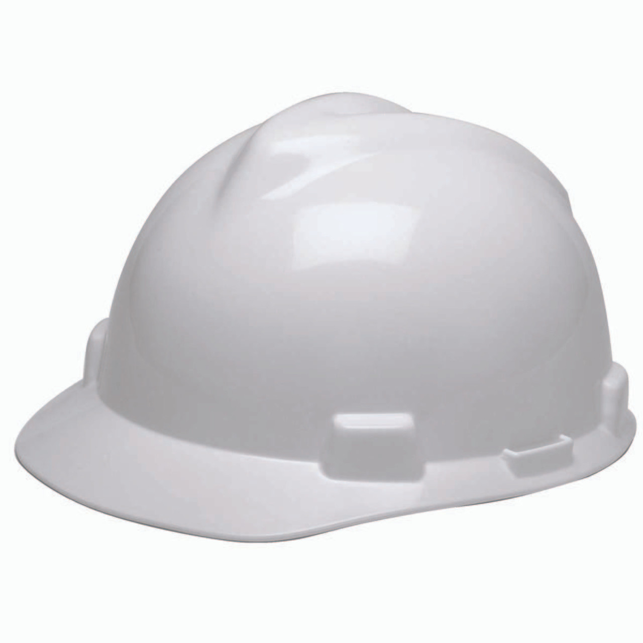 MSA SAFETY WORKS 475358 FULL BRIM HARD HAT,W/ CROWN STRAPS