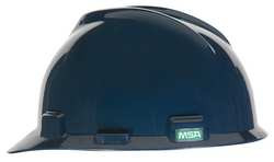 MSA SAFETY WORKS 802972 NAVY BLUE V-GARD CAP W/RATCHET