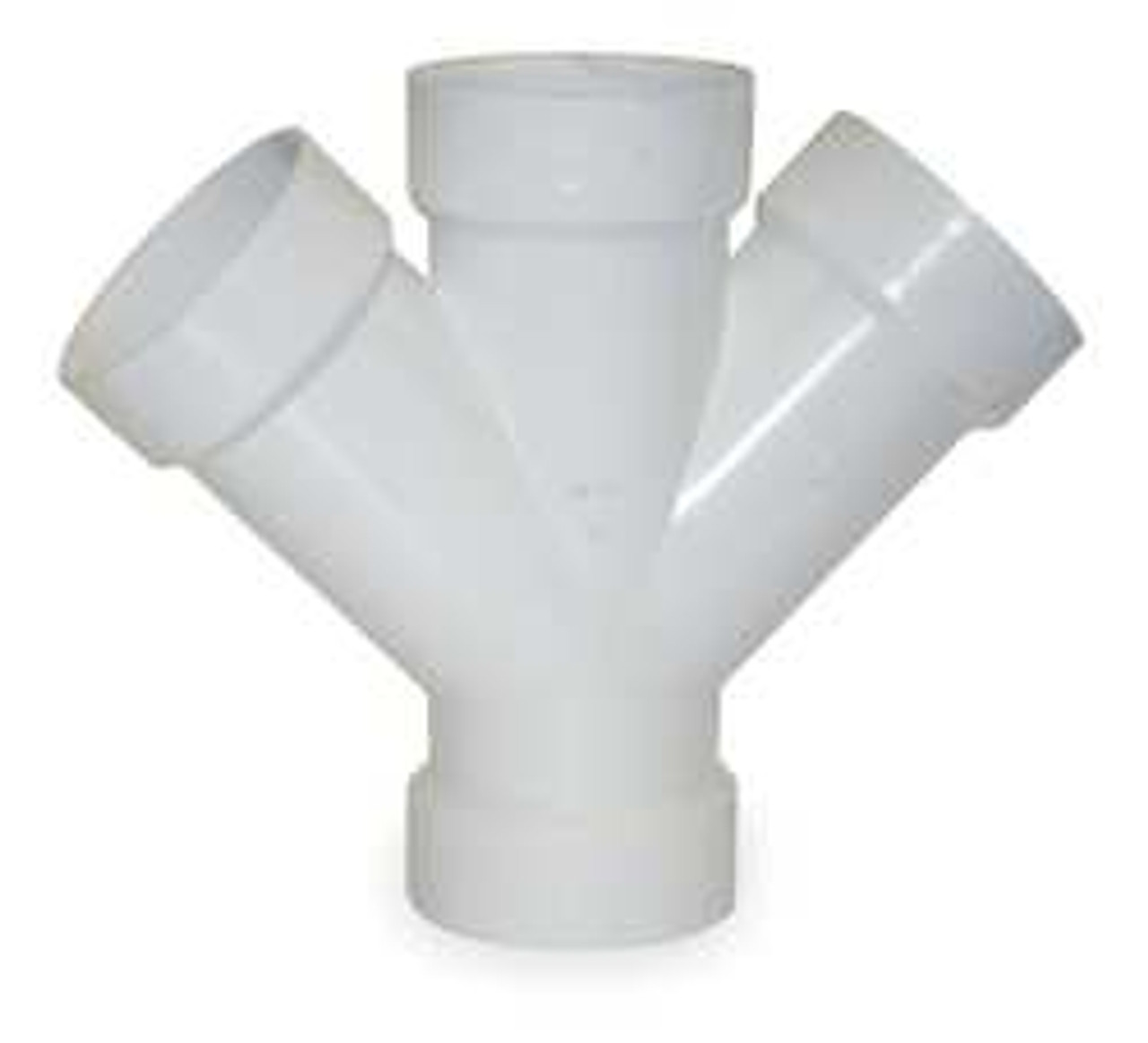 MUELLER 1WJW3 DOUBLE WYE 2 IN HUB PVC MUELLER 1WJW3 DOUBLE WYE 2 IN HUB PVC