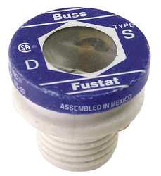COOPER BUSSMANN SL-15 125 VAC, 15 AMP, TIME DELAY PLUG FUSE