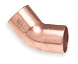 NIBCO C606 3/8 ELBOW 45 WROT COPPER 3/8 X 3/8 IN