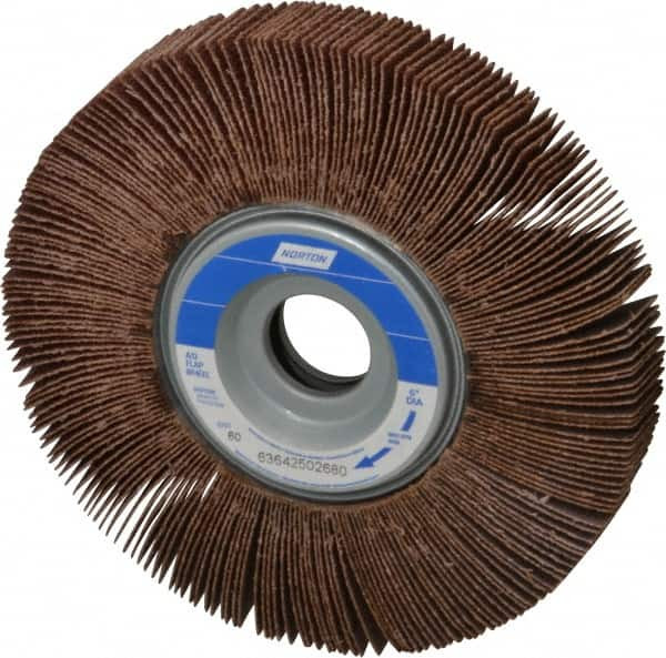 NORTON 63642502680 6 X 1" 60 GRIT ALUMINUM OXIDE UNMOUNTED 