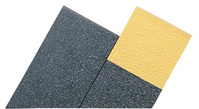 NOTRAX 415S0036BY ANTIFATIGUE MAT,BLACK,YLLWBRDR,3FT.X6FT.