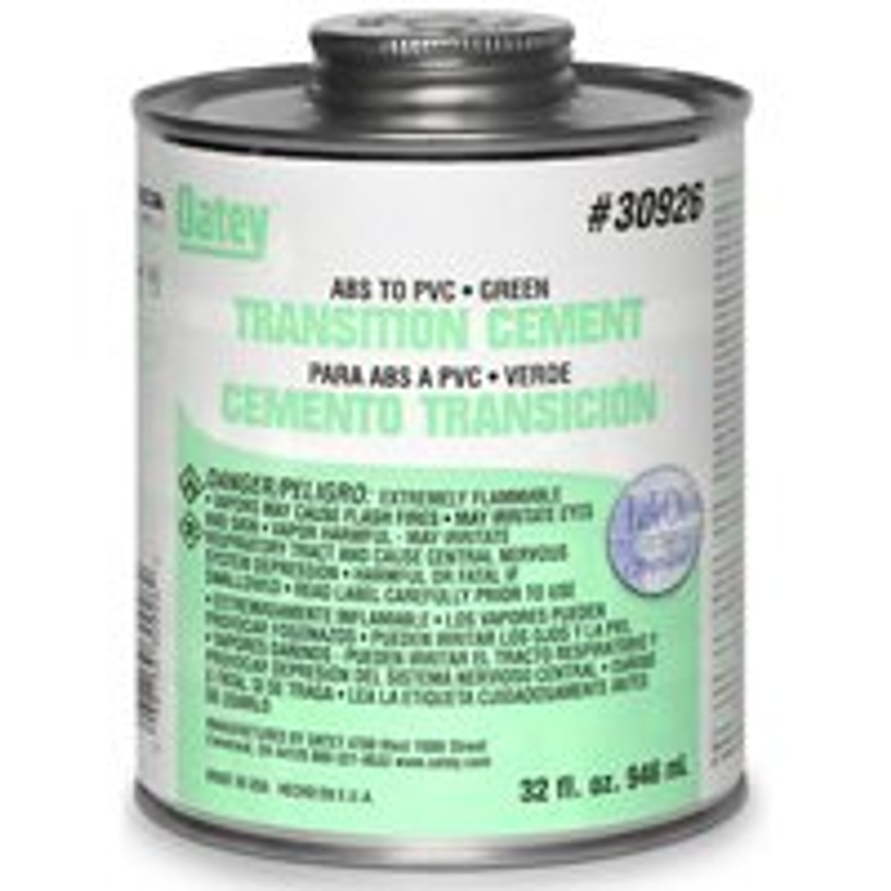 OATEY 30925 CEMENT ABS-PVC TRANSITION 16OZ
