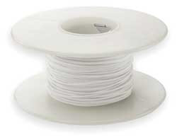 OK INDUSTRIES R24W-0100 WIRE WRAPPING WIRE 24 AWG WHITE 100 FT.
