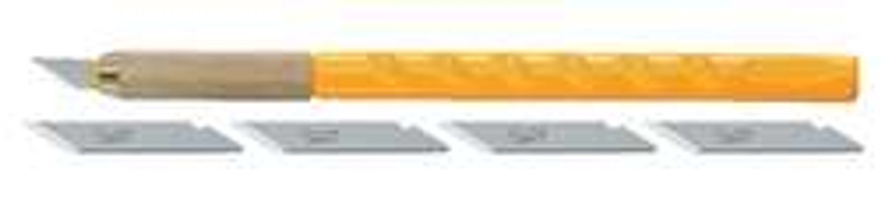 OLFA AK-1/5B ART KNIFE 5/16 IN DIA 6-1/4 IN L ABS YLW