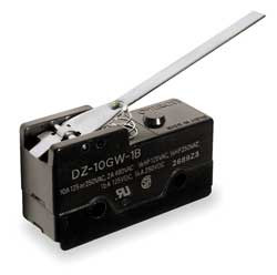 OMRON DZ-10GW-1B SNAP SWITCH,10A,DPDT,HINGE LEVER