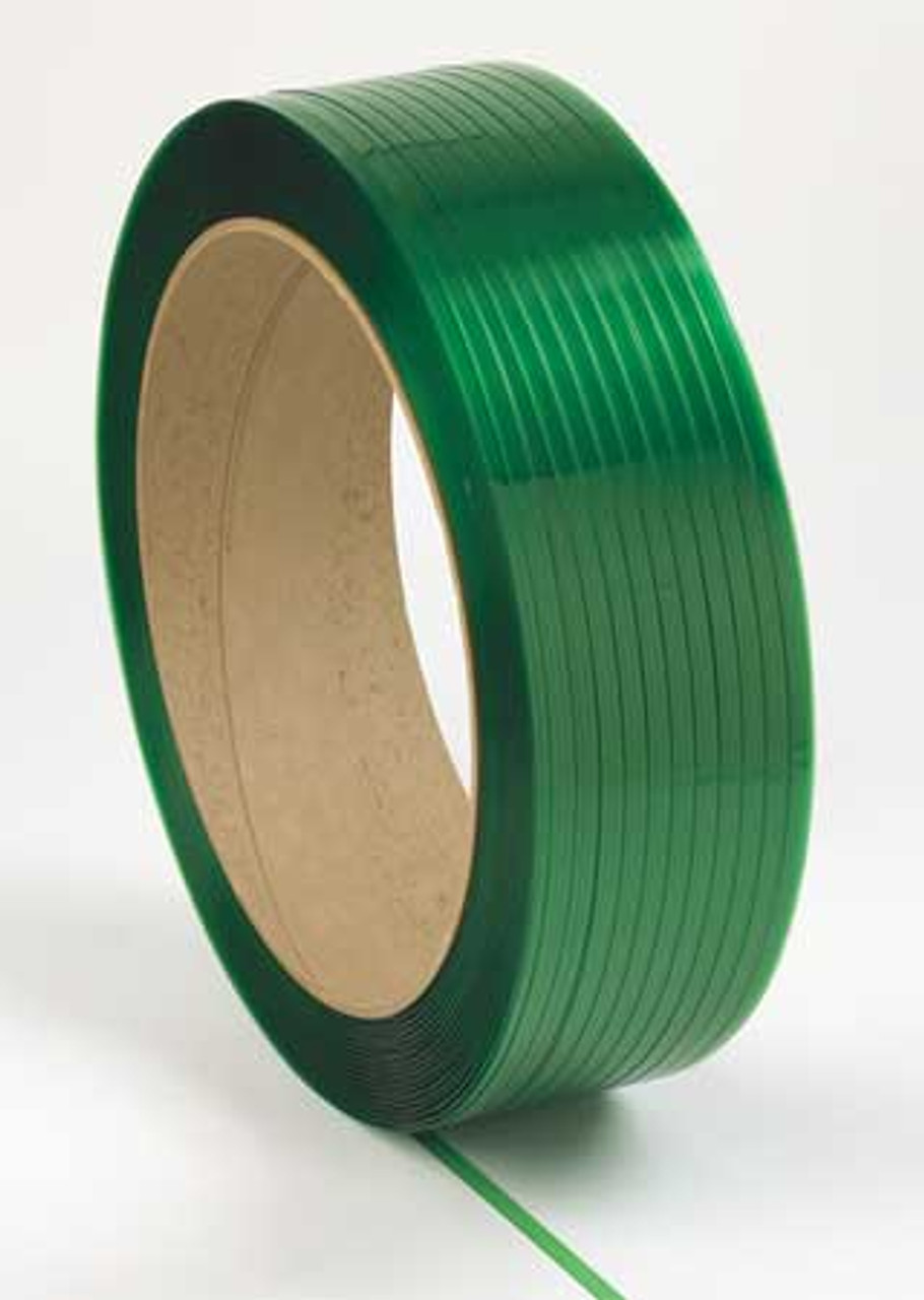 PAC STRAPPING PRODUCTS 2CXK3 STRAPPING POLYESTER SMOOTH 7200 FT L