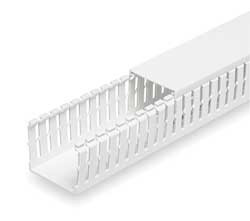 PANDUIT CORPORATION F1.5X1.5WH6 WIRE DUCT NARROW SLOT WHITE 1.75W X 1.5D