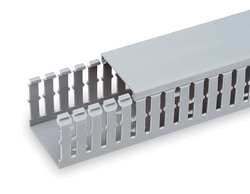 PANDUIT CORPORATION F1X3LG6-A WIRE DUCT NARROW SLOT GRAY 1.26 W X 3 D