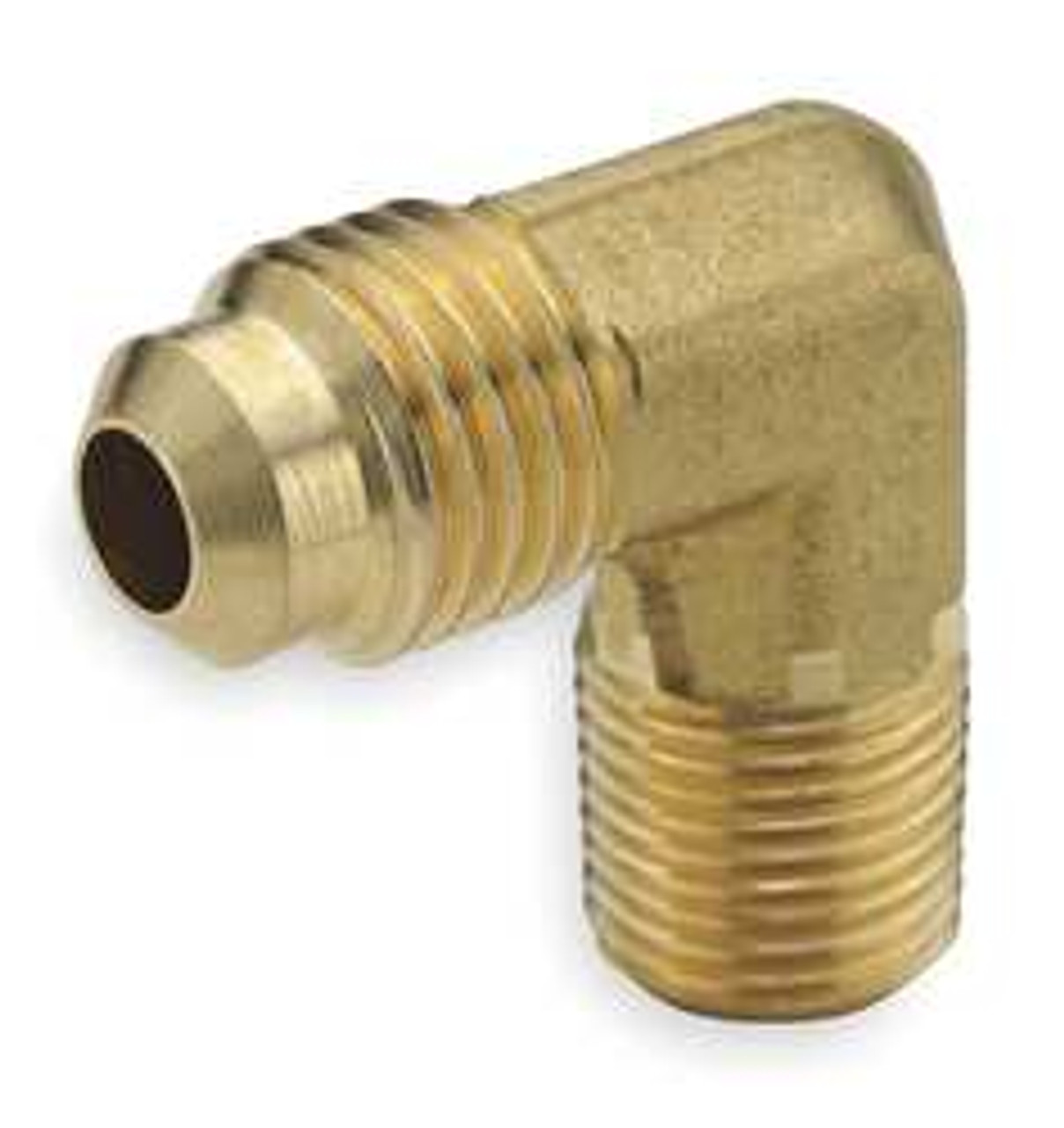 PARKER 149F-6-8 3/8" TUBE OD X 1/2-14 NPTF 45° BRASS FLA